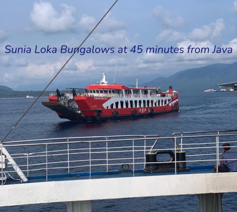 Sunia Loka Bungalows & Dive Center ペムテラン エクステリア 写真